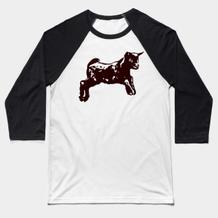 Baby Jumping Goat Baseball T-Shirt